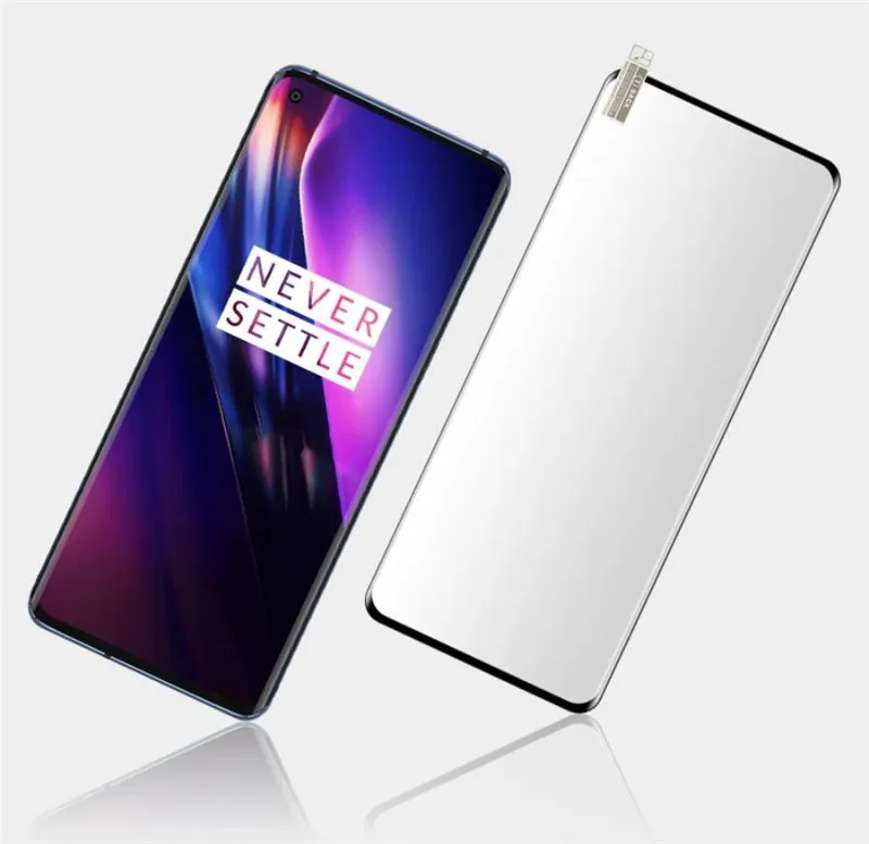 10pcs/lot 3D Curved Full Glue Adhesive Tempered Glass for Oneplus 8 pro