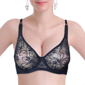 

Womens Plus Size Lace Bra Dew point Bralette Underwired Underwear Tops Sexy Bras Lingerie Brassiere