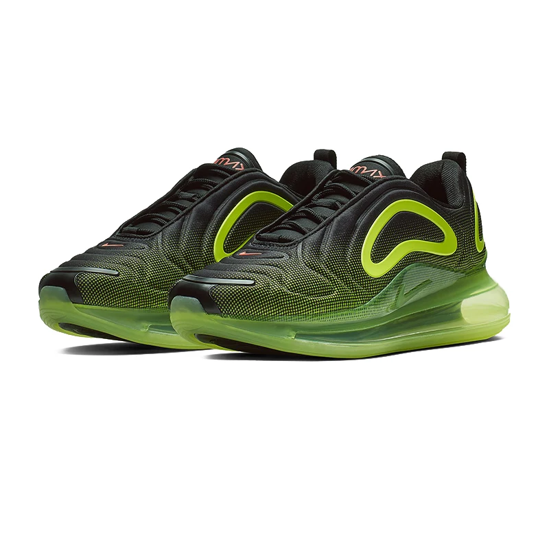 Оригинальные мужские кроссовки Nike Air Max 720, новинка, модные кроссовки для фитнеса, черные, для отдыха, низкие, дизайнерская обувь, AO2924-007