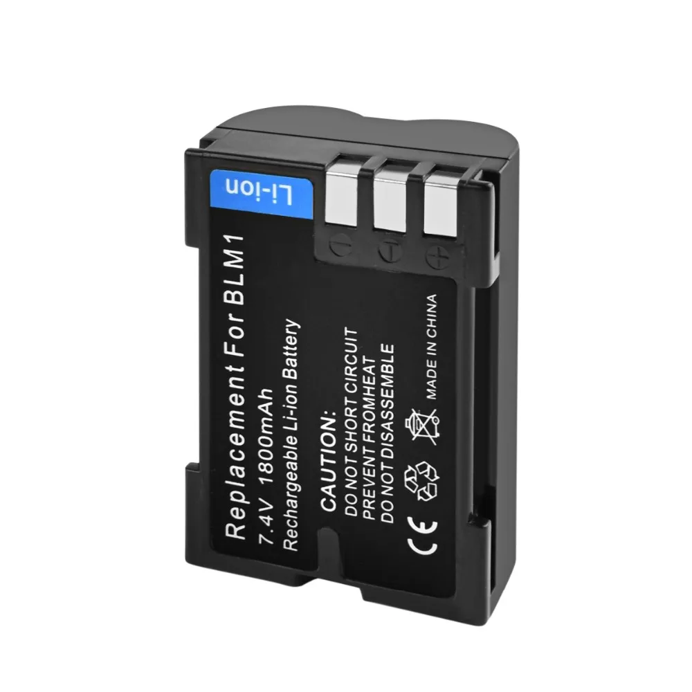 Powtree BLM-1 Li-Ion Батарея 7,2 V 1800 мА/ч+, ЖК-дисплей Батарея Зарядное устройство с светодиодный для цифровой камеры OLYMPUS BLM1 BLM-1 гранж пуловер высокого качества 1 E-3 E-500 E-30 E-510 E-330