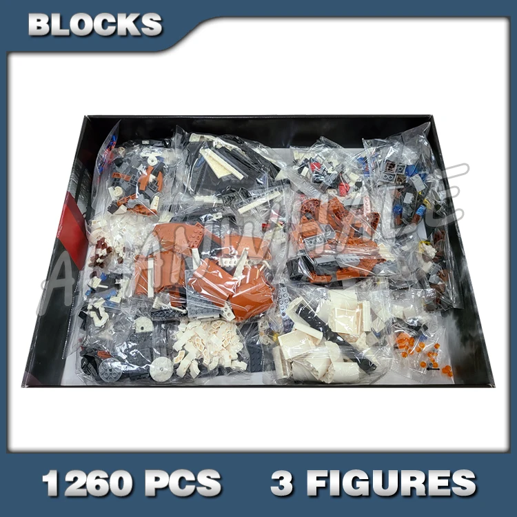US $73.99 1230pcs Shuttle Expedition Space mission Fuel Tank Booster Rockets 16014 Model Building Blocks Toys Compatible With Bricks