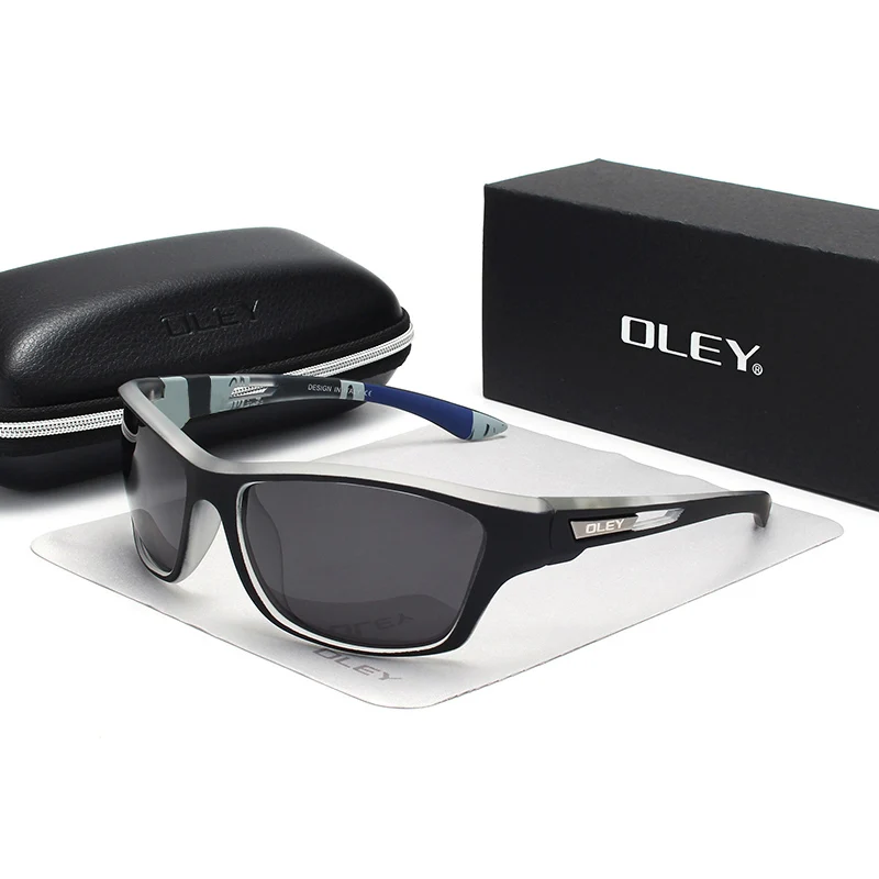 OLEY Fashion Guy's Sun Glasses Polarized Sunglasses Men Classic Design  Vintage Mirror Driving Male Goggles With Brand Box - AliExpress