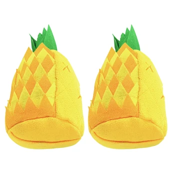 

2Pcs Pineapple Dogs Snuffle Chew Toys Treat IQ Training Slow Feeder Puzzle Toy