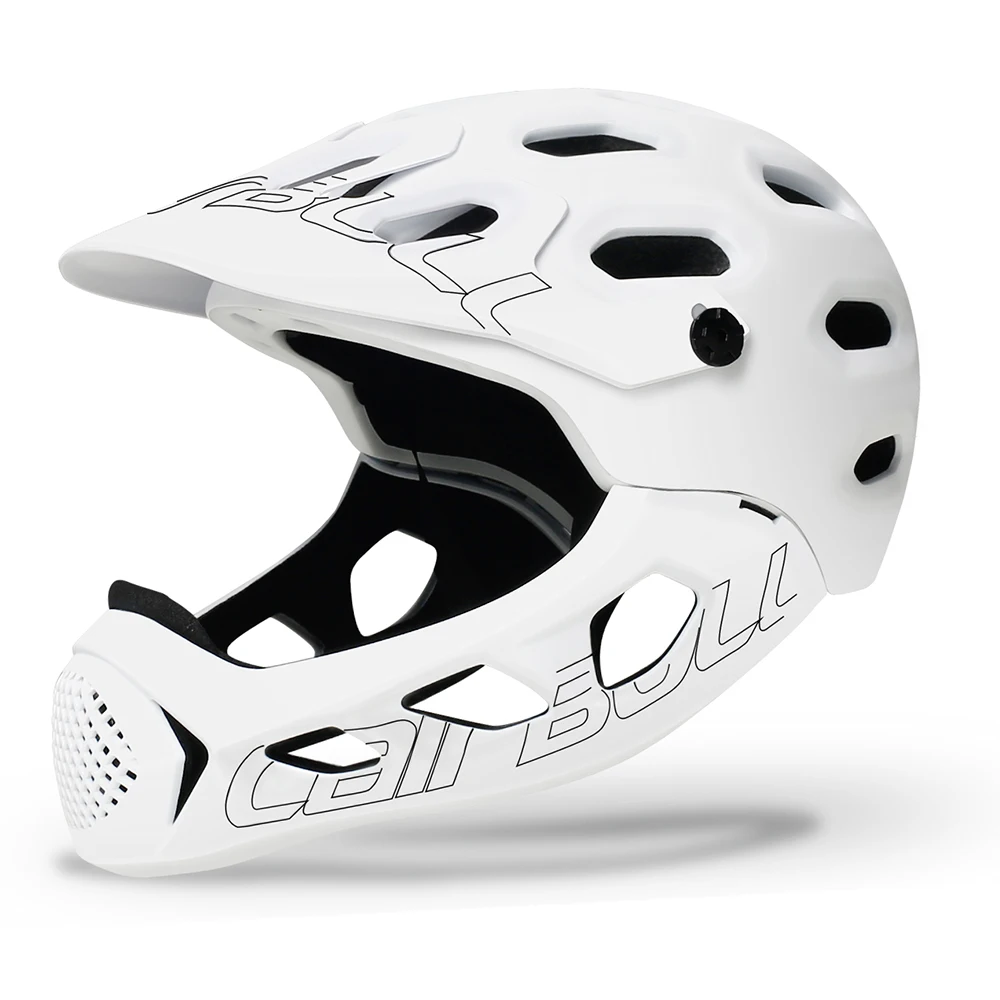 Cairbull, горный велосипедный шлем, мужской, полностью покрытый, MTB, вниз, холм, полный, лицевой шлем, Inte-mold TRAIL BMX, велосипедный шлем, ультралегкий
