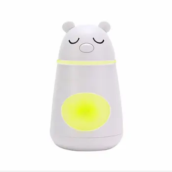 

Cute Mini Bear Shape USB Humidifier Air Diffuser Purifier Atomizer LED Lamp Cartoon Humidifier For Home Bedroom