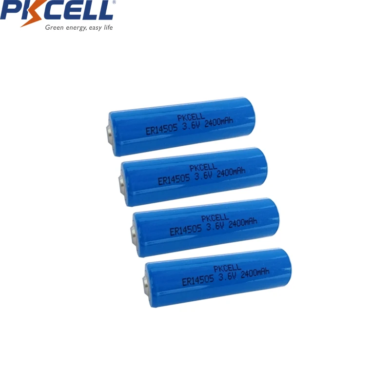 16 шт. PKCELL ER14505 3,6 V 2400 аккумулятор АА, мАч литиевые первичные батареи