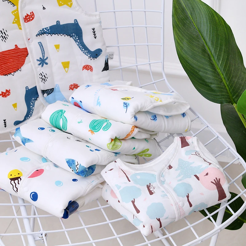 Baby clothing Vest Winter Coats Newborn waistcoat cotton warm clothes vest Kids clothes cartoon Printing