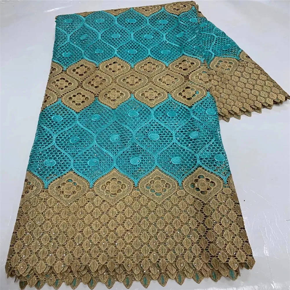 

High Quality African Swiss Voile Lace In Switzerland For Party With Stones 5Yards 2021 New Design African Laces Fabric