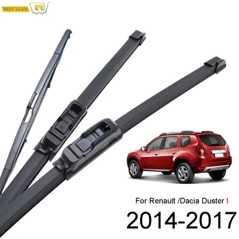 

Misima Windshield Windscreen Wiper Blades For Dacia Renault Duster MK1 Front Rear Window Wiper 2014 2015 2016 2017