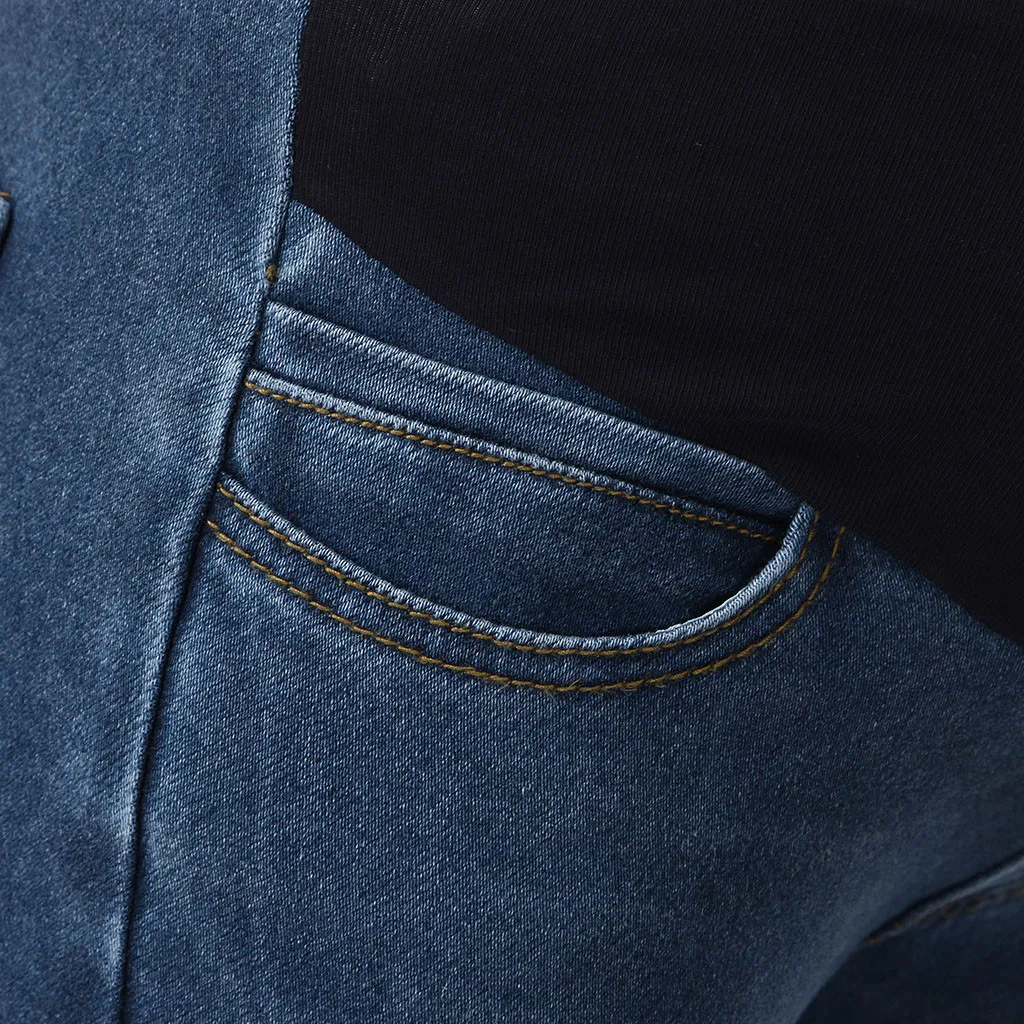 Джинсы для беременных; брюки для беременных; Одежда для беременных женщин; брюки; сезон весна-лето; мягкие эластичные узкие брюки с поясом;# CL3