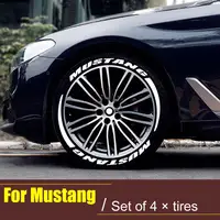 logo car styling Top cool Fashion Car Reflective Wheel Hub Sticker Tuning Decals 3D Logo Universal Tire Letterings Kits Wheels Label DIY Styling (4)
