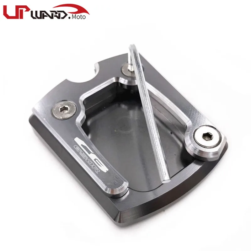 Для HONDA CBR650R CBR650 R CB650R CB650 R CNC алюминиевая мотоциклетная боковая подставка, увеличивающая пластина, выдвижная подставка