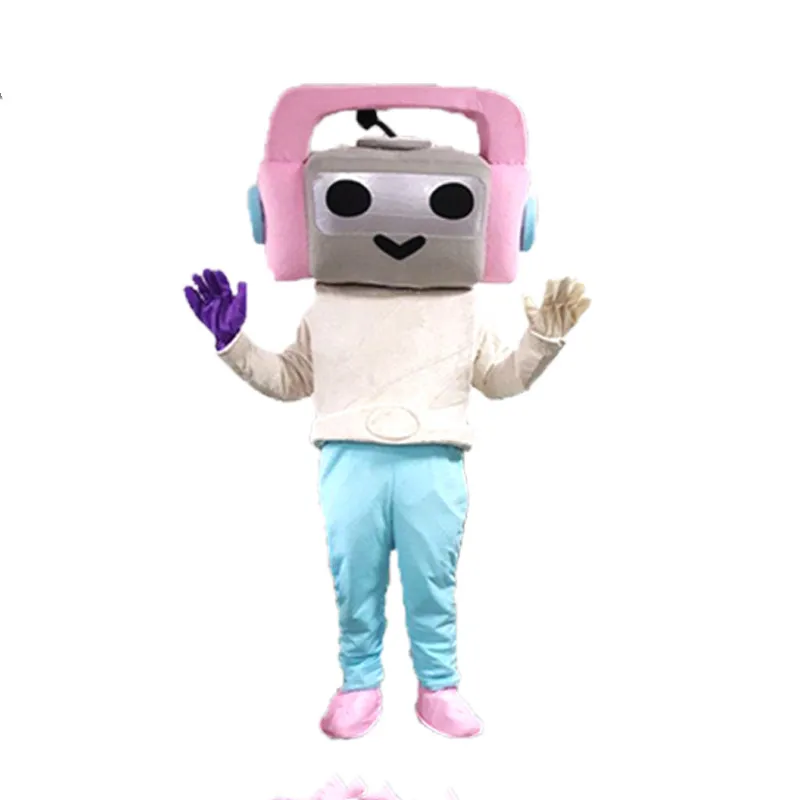 

Adults Robot Mascot Costume Suits Party Game Dress Outfits Clothing Advertising Promotion Carnival Cosplay Hallowen Gift Fursuit