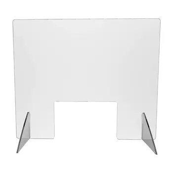 

Sneeze Guard T Acrylic Divider Protection Barrier Shield Checkout Barrier Protects Employees from Coughing&Sneezing to Customers