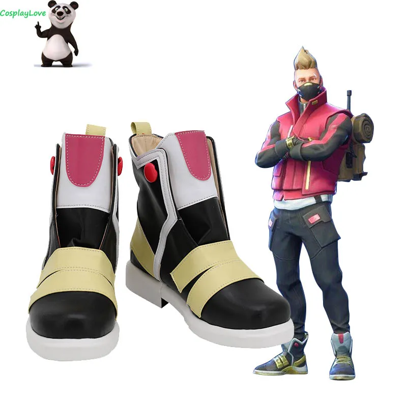 

Game F Battle Royale Season 5 Drift Skins Tier 4 Black Cosplay Shoes Boots Leather Custom Made For Halloween Christmas