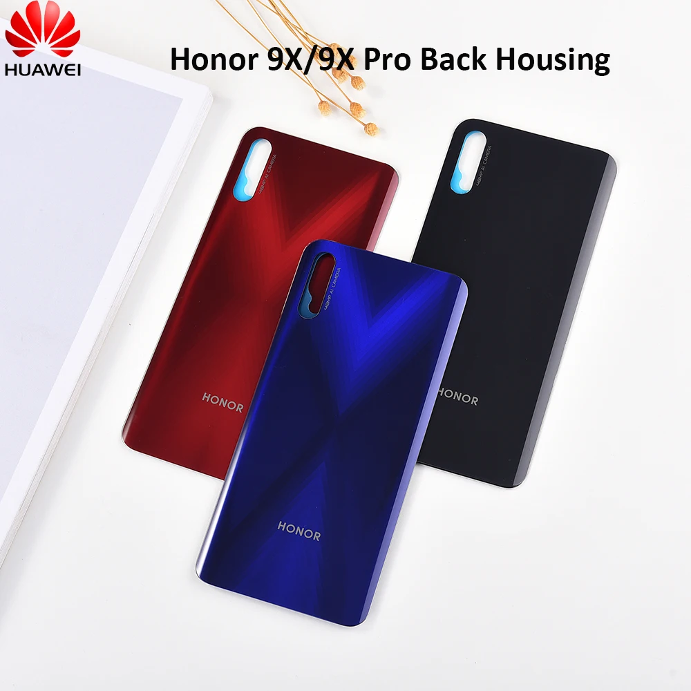 Задняя крышка батарейного отсека Huawei Honor 9X 3D стеклянный запасной корпус для honor