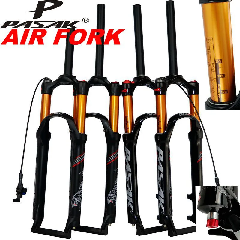 bicycle air fork 26" 27.5" 29inch ER 1 1/8“”MTB mountain bike