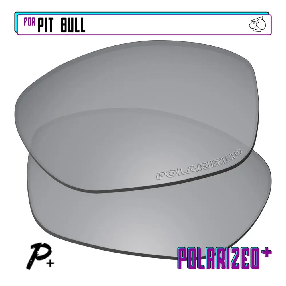Ezrelease поляризованные Сменные линзы для солнцезащитных очков Oakley Pit Bull-Silver P Plus |