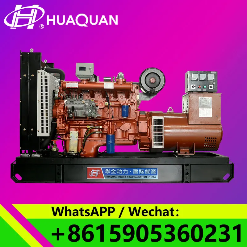 

75kw generator diesel three phase 6 cylinder 93.75kva Alternator 220v ac 50hz