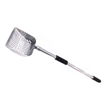 

Deep Pet Supplies Metal Portable Non-stick Long Handle Home Cleaning Practical Sifter Cat Litter Scoop Shovel Tool Detachable