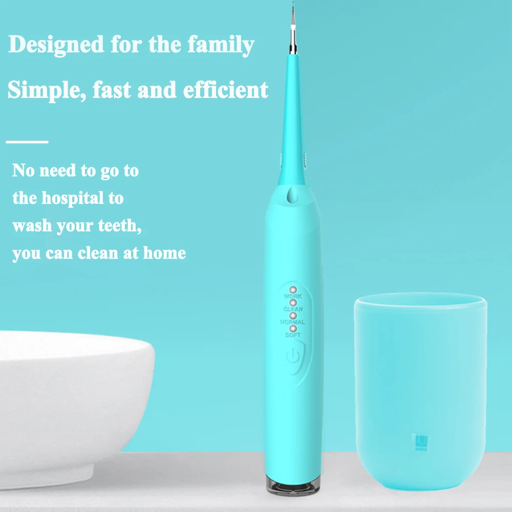 Электрическое ультразвуковое устройство с подсветкой для удаления зубного