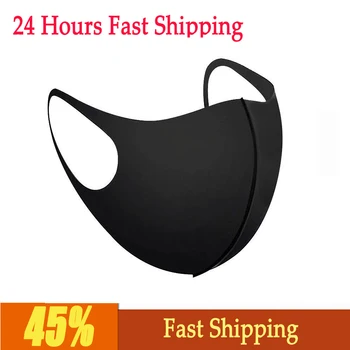 

Dustproof Mouth Face Masks Hot Sale No-Disposable Mask Women Men Children Sponge Face Masks Can Be Washed And Reused