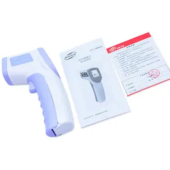 

Thermometer with LCD Practical ABS Black Red Measuring Tools Laser Measurement Health Forehead Thermometer
