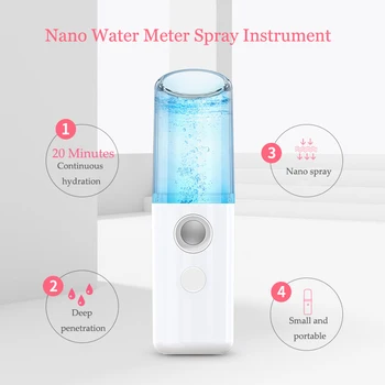 

Nano Water Meter Beauty Sprayer Mini Humidifier Facial Humidifier Handheld