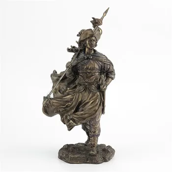 

CHILL CASTING COPPER WATER MARGIN STATUE CELEBRITY LIN CHONG FIGURE ART SCULPTURE CRAFT HOME DECORATION ACCESSORIES R3321