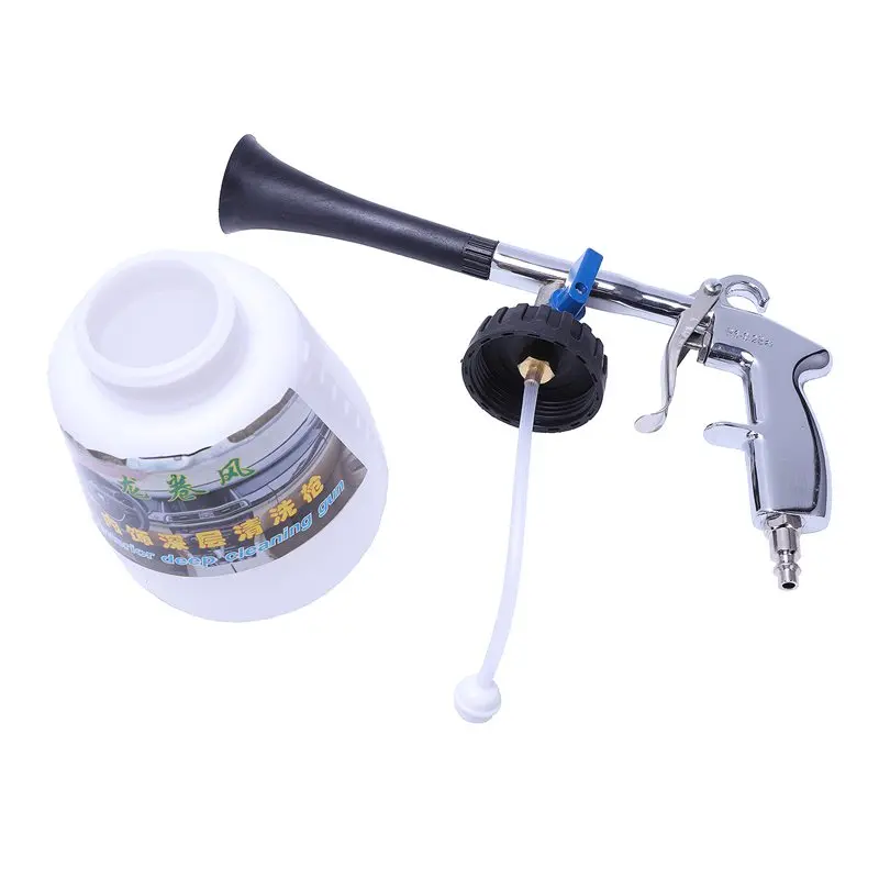 Air pulse device Tornado pneumatic dust gun car interior cleaning gun portable air gun(US interface) with brush head