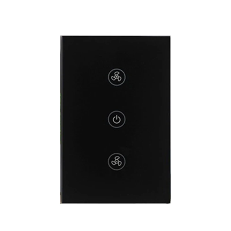 

Design for US Standard WiFi Smart Ceiling Fan Smart Switch Remote Control Alexa Voice Control