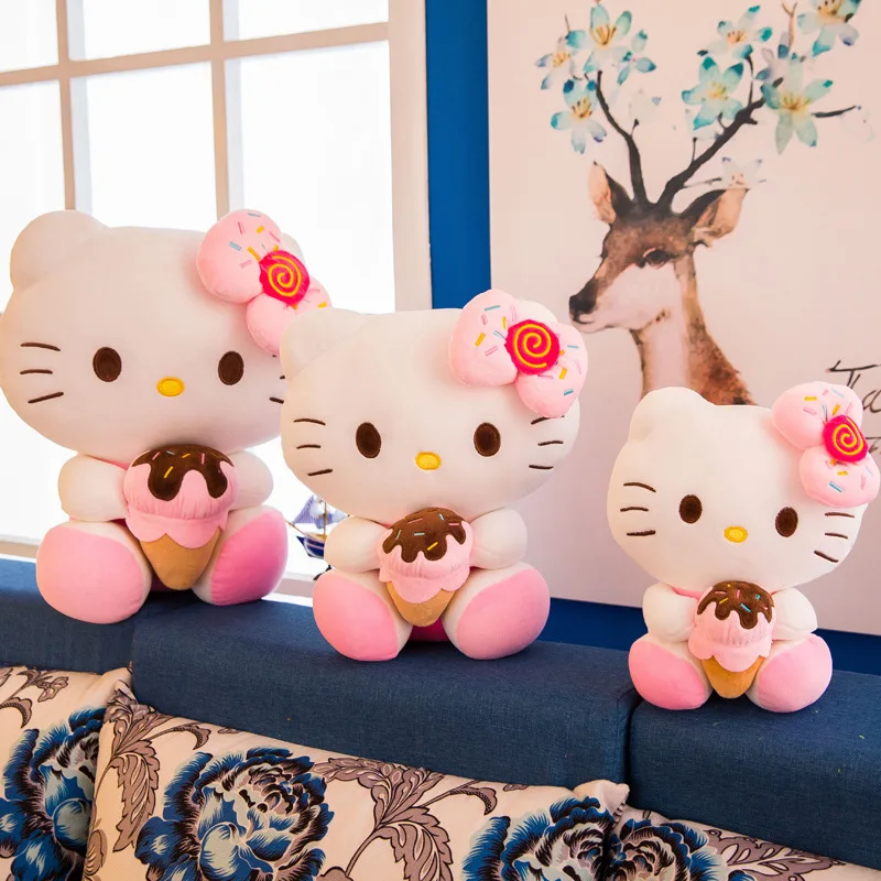 Стиль hello kitty кукла программное обеспечение вниз хлопок KT кошка плюшевые игрушки подушка hello kitty