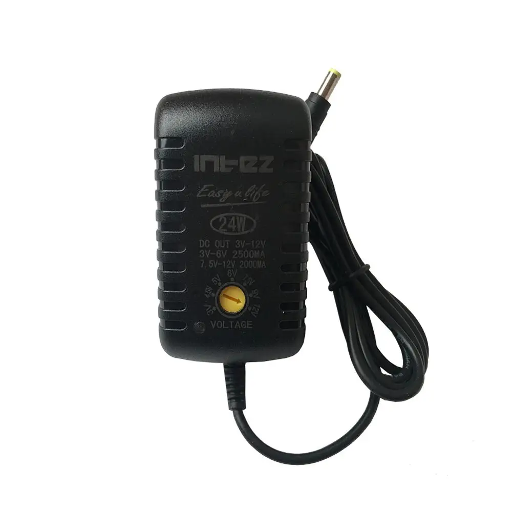 

Adjustable Power Supply Adapter Wall Charger Router Set-Top Box Adaptor Transformer For LED Lamp DC 3V-12V 24W