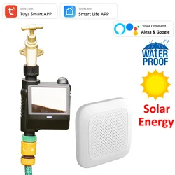 Minuterie d'arrosage avec Valve WiFi intelligente Tuya, 1/2 pouces, 3/4 pouces, minuteur, Alexa, Google Voice ON/OFF, contrôle du pourcentage, irrigateur de jardin avec Hub 