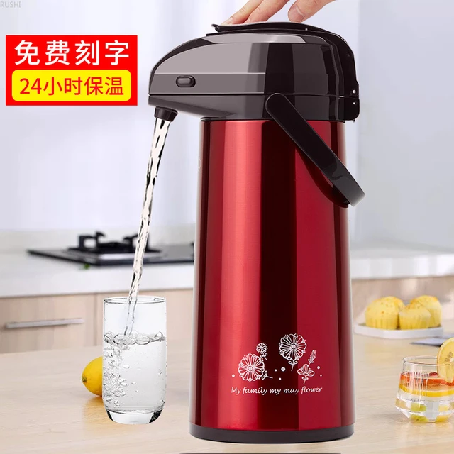 Large Capacity Household Air Pressure Stainless Thermos Thermal