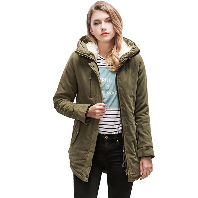 Осенне зимнее толстое студенческое пальто в Корейском стиле Женское средней