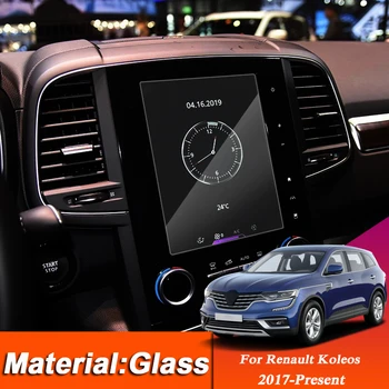 

Car Styling Dashboard GPS Navigation Screen Glass Protective Film Sticker For Renault Koleos 2017-Present Control of LCD Screen