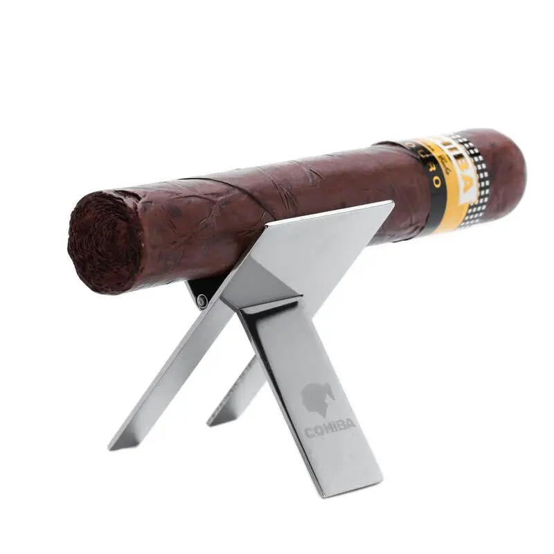 Cohiba Cigar Holder High Quality Stainless Steel Foldable Stent Display Bracket Smoking Accessories | Дом и сад
