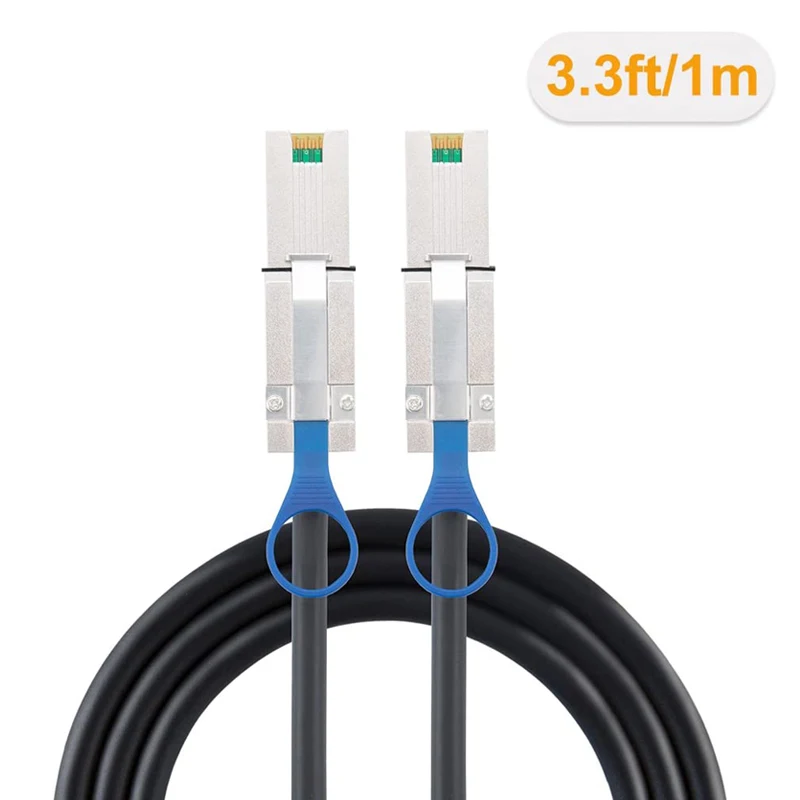 외부 미니 SAS 케이블 SFF-8088 SFF-8088 26 핀 SFF8088 남성-남성 데이터 케이블 직렬 연결 SCSI 서버 SAS