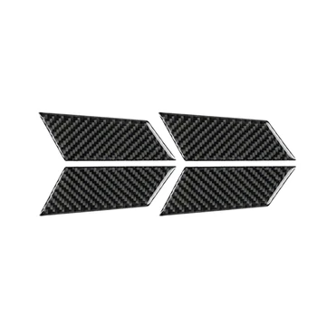 

For-Porsche MACAN Cayenne Car Carbon Fiber Sticker Cayenne Inner Door Bowl Carbon Fiber Sticker 4Pcs