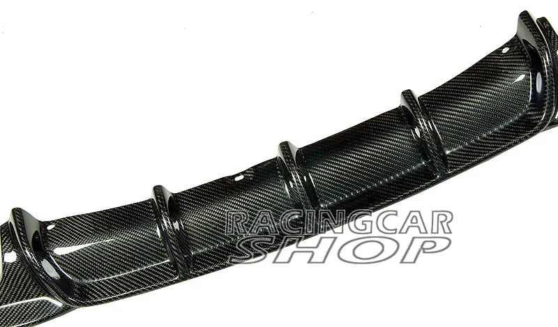 P Style Real CARBON FIBER REAR DIFFUSER 4pipes FOR BMW 3-Series F30 M-TECH M-Sport BUMPER 320i 328i 335i 2012UP