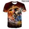 Camiseta con estampado 3D de Monie Mortal Kombat para hombre y mujer, ropa informal de manga corta para niño y niña ► Foto 2/6