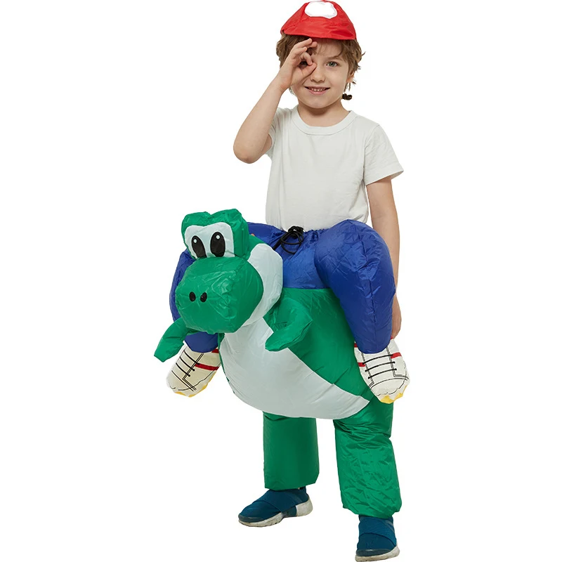 ALEKO 1 Size Fits All Unisex Mario Riding Yoshi Adult Halloween Costume ICP03HD The Home Depot