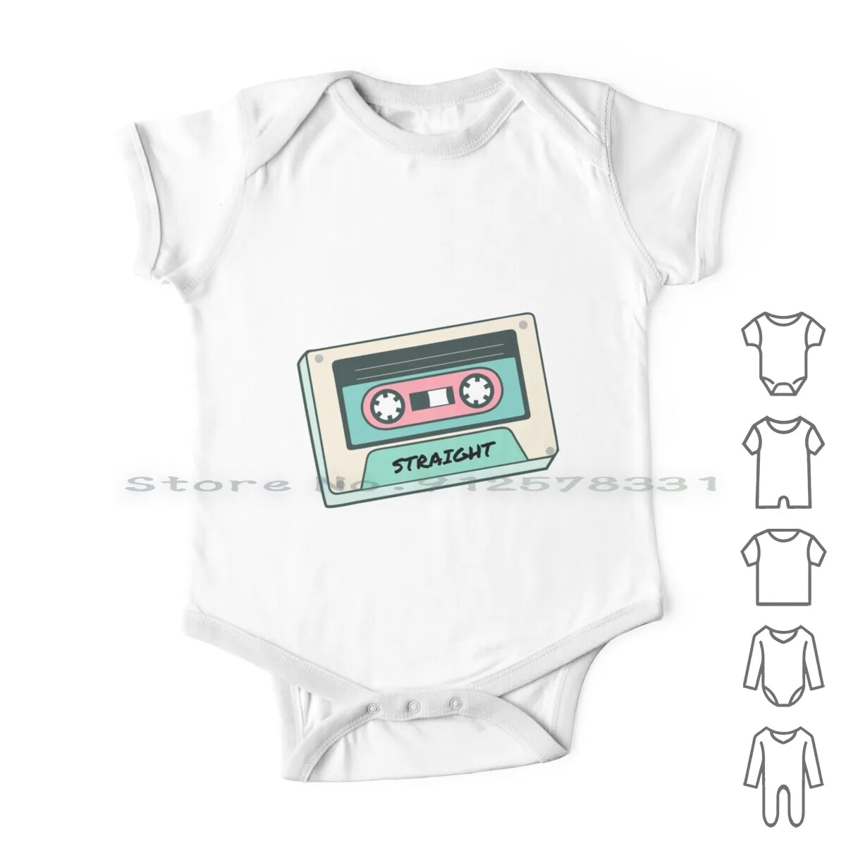 

Nostalgia Tape Newborn Baby Clothes Rompers Cotton Jumpsuits Tape Nostalgia 90s 80s Nice Beatiful Nature Natural Old Days Music