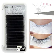 LAGEE Auto fans легкое наращивание ресниц Цветение объем ресниц 12 рядов Быстрый вентилятор ресницы nagaraku линия