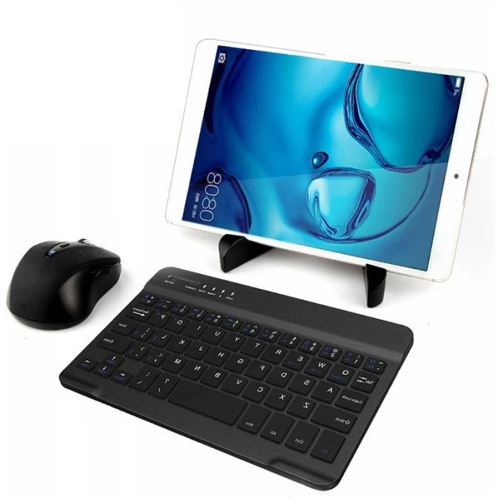 10.1in bluetooth-клавиатура с подсветкой ультра легкая тонкая 7 цветов клавиатура для планшетного ноутбука LHB99