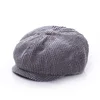 Vintage Baby Hat for Boys Corduroy Newsboy Baby Cap Kids Hats Autumn Winter Baby Boy Hat for 1-7Y ► Photo 3/6