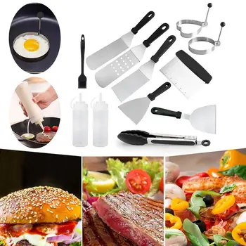 

Professional BBQ Tools Set Barbecue Utensil Accessories Camping Outdoor Cooking Tool BBQ Accessories Kit Barbecue Utensils 12pcs