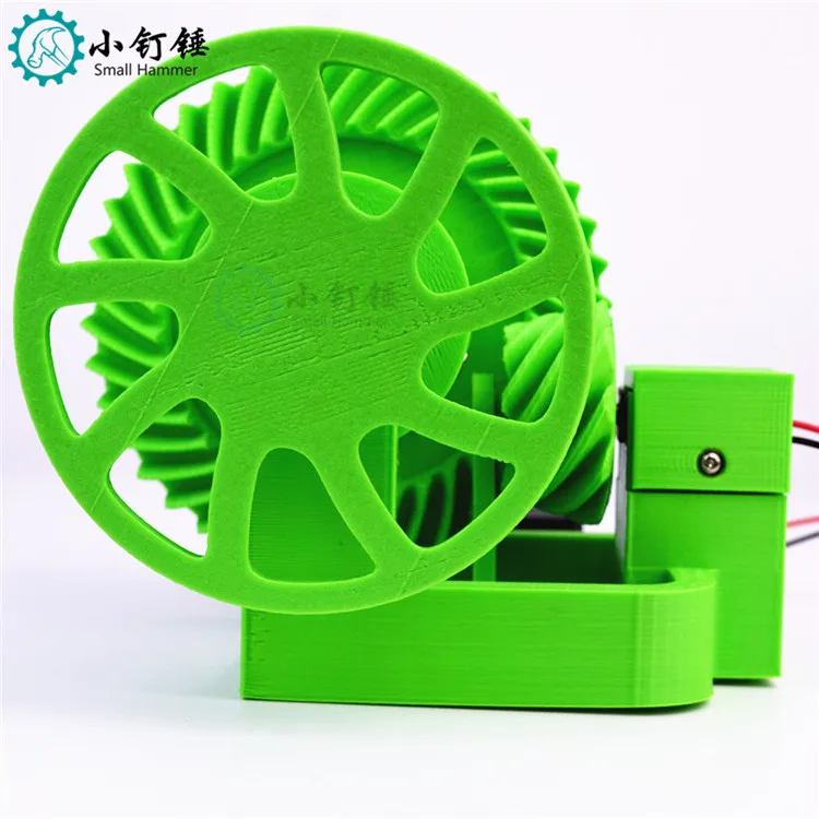 

3D3 Car Differential Mechanism Simplicity Model with Battery Box 3D Technology Print for Making Creative DIY