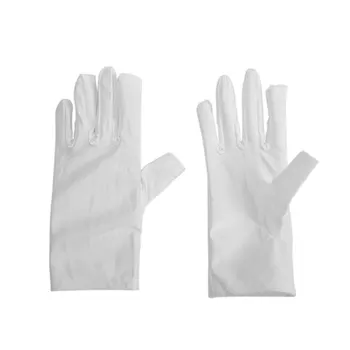 

Boy Girl Kid Gloves Performance Short Dress Satin Feel Full Finger Special Occasion Dance Party Formal Elastic Wedding 1 Pair